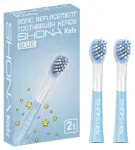 Shona originaalsed x2 otsikut Shona Kids Vision elektrilisele hambaharjale Blue