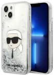 Karl Lagerfeld KLHCP14MLNKHCH iPhone 14 Plus | 15 Plus 6,7" srebrny|silver hardcase Glitter Karl Head