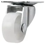 M&ouml;&ouml;bliratas 30mm plastikust piduriga valge