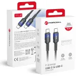 Forcell F-Energy C354 data transfer and charging cable | USB-C to USB-C | QC 4.0, PD | 60W | 1m | black
