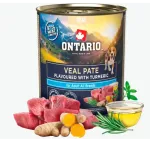 Konservid koertele &ndash; Ontario Veal Pate Flavoured with Turmeric, 800 g