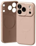 Mercury Semi-Silicon telefoni &uuml;mbris MagSafe toega Samsung Galaxy A57 (A576) roosa beež