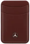 Magnetiline kaarditasku Mercedes Leather, punane