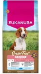 Kuivtoit koertele - Eukanuba Senior Small & Medium, Grain Free, ocean fish 12 kg