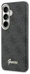 Guess PU 4G Script Metal Logo telefoni &uuml;mbris MagSafe toega Samsung Galaxy S26 (S942) must