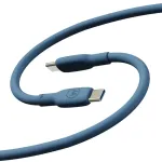 Motorola Silicone andmeedastus- ja laadimiskaabel | USB-C kuni USB-C | 100W | 2m | sinine