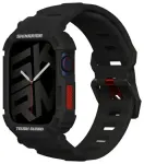 Skinarma Mecha nutikella rihm Apple Watch (44/45 mm) jaoks | silikoonist | must