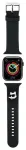 Karl Lagerfeld 3D Rubber Choupette Heads nutikella rihm Apple Watch (38/40/41 mm) jaoks | silikoonist | must