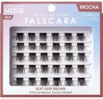 KISS, Ciglia Finte, Falscara Multi Wisps Mocha - 24 Pieces (Ciglia Artificiali)