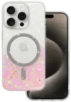 Tel Protect Moonlite Magsafe &uuml;mbris Samsung Galaxy S24 Ultra pink clear