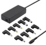 Qoltec Universaalne toiteadapter s&uuml;learvutile 90W | Automaatne | MultiPlug | 9 pistikut | +toitekaabel