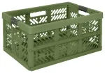 Kokkupandav kast kandev&otilde;imega kuni 50kg Ben 54x37x28cm 45L oliivroheline