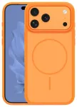 Frame Thin Mag telefoni &uuml;mbris MagSafe toega iPhone 17 Pro oranž