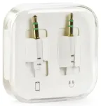 Kaabel AUX Jack 3,5 mm (isane) - Jack 3,5 mm (isane) BOX 1 m valge