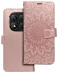 MEZZO Raamatukujuline &uuml;mbris XIAOMI Redmi Note 14 PRO 5G / 14 PRO PLUS 5G mandala roosakuldne