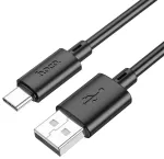 HOCO X88 andmeedastus- ja laadimiskaabel | USB-A kuni USB-C | 15W | 1m | must