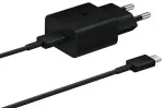 Samsung EP-T1510XBE reisilaadija | 15W | PD | USB-C | USB-C kuni USB-C kaabliga komplektis | must