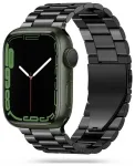 Tech-Protect Stainless nutikella rihm Apple Watch 4/5/6/7/8/9/SE/Ultra (42/44/45/49 mm) jaoks | roostevaba teras | must
