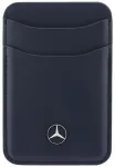 Magnetiline kaarditasku Mercedes Leather, tumesinine