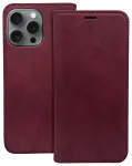 Kaitse&uuml;mbris Smart Suede mudelile Motorola Edge 70 Fusion tumepunane