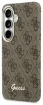 Guess PU 4G Script Metal Logo telefoni &uuml;mbris MagSafe toega Samsung Galaxy S26 (S942) pruun
