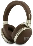 Headphones Guess Bluetooth ENC    Metal Grained Triangle Logo brown