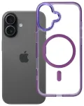 FRAME CLEAR HYBRID MAG telefoni &uuml;mbris MagSafe toega iPhone 17 lilla