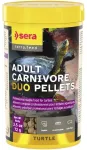 T&auml;iss&ouml;&ouml;t veekilpkonnadele &ndash; Sera Turtle Adult Carnivore Duo Pellets, 250ml