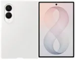 Samsung Silicone Magnet telefoni &uuml;mbris MagSafe toega Samsung Galaxy Z Fold 8 (F971) valge (kaitsekile komplektis)