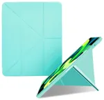 ENKAY Tablet Origami maks ar stendu priek&scaron; Apple iPad Pro 11" (2018) Cyan