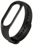 Riff Silikoonist rihm Xiaomi Mi Band series 3 / 4 / 5 / 6 / 7 Must