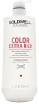 Goldwell Dual Senses Color Extra Rich Brilliance Conditioner 1000Ml in Clear