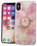 Fusion Marble Ring telefoni &uuml;mbris alusega iPhone 11 Pro roosa (disain Marble)