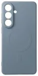 Silicone Mag Cover telefoni &uuml;mbris MagSafe toega Samsung Galaxy S26+ (S947) sinine