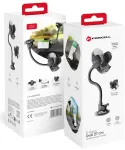 Autohoidik Forcell F-Grip Oval 27 cm windshield / dashboard / air vent black