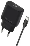 Seina-reisilaadija | 30W | GaN | USB-C | koos USB-C &ndash; USB-C kaabliga | must