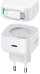 USAMS XMF Series CC202TC02 reisilaadija | 35W | GaN, PD, QC | USB-C | valge