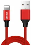 Baseus Yiven andmeedastus- ja laadimiskaabel | USB-A kuni Lightning | 10W | 1.8m | punane