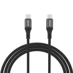 Dudao L3CC andmeside- ja laadimiskaabel | USB-C kuni USB-C | 60W | 1.2m | must