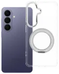 Frame Circle Stand telefoni &uuml;mbris alusega ja MagSafe toega Samsung Galaxy S26 (S942) l&auml;bipaistev