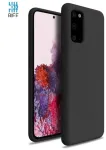 Riff Slim & Soft silikoonist tagakaas pehme siseseinaga Samsung Galaxy S20 G980 Black