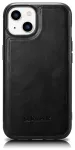 iCarer Leather Oil Wax nahast &uuml;mbris iPhone 14 Plus must (WMI14220719-BK)