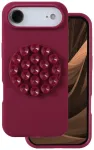 Silicone Stick telefoni &uuml;mbris iPhone 17 Air tumepunane
