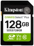 Kingston memory card 128GB SDXC Canvas Select Plus Gen3 150MB/s C10 UHS-I U1 V10