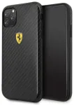 Ferrari FESPCHCN58CBBK Silicone telefoni &uuml;mbris iPhone 11 Pro must