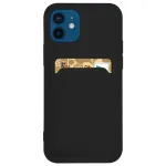 Card Case Silicone raamatut&uuml;&uuml;pi telefoni &uuml;mbris Samsung Galaxy A42 5G (A426) must