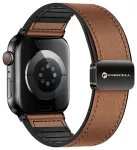 Forcell F-Design FA21 nutikella rihm Apple Watch (42/44/45/49 mm) jaoks | tehisnahk | pruun