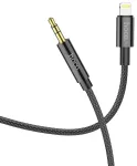 Audio kaabel AUX Jack 3,5 mm to Lightning Hoco 1 m UPA19 must