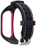 Beline Sport nutikella rihm Xiaomi Mi Band 5/6 jaoks | silikoonist | must/roosa