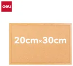 Korktahvel DELI 20x30cm puidust raamiga